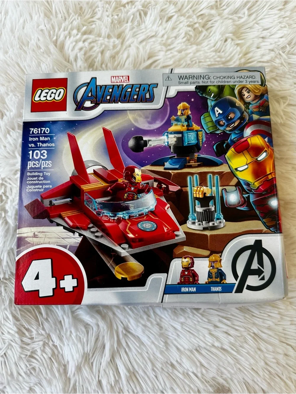 LEGO Marvel Avengers Iron Man vs Thanos 76170 New Sealed 103 Piece Building Set